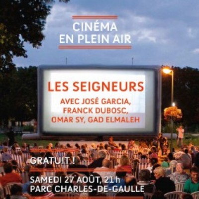 Projection en plein air - Parc Charles-de-Gaulle