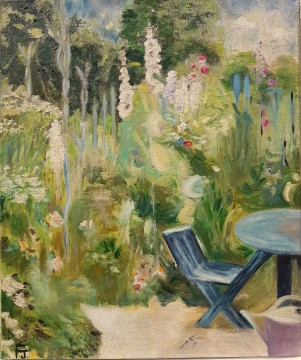 Fabienne Joubert, Roses trémières (Berthe Morisot), huile