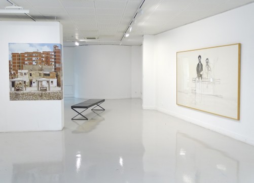 Vue d'ensemble de la Galerie : B. Bauer ; A. V. Janssens ; B. Boudjellouli © Ville de Houilles